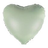 Amscan Helium Balloon Heart Eucalyptus 43cm | per Unit Amscan Helium Balloon Heart Eucalyptus 43cm | per Unit
