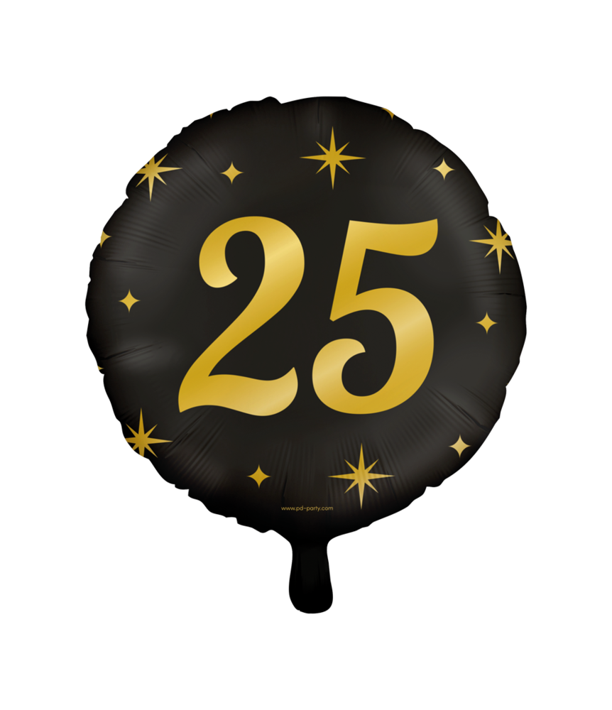 Paper Dreams Heliumballon 25 Jahre Nobel 45 cm | pro Einheit Paper Dreams Heliumballon 25 Jahre Nobel 45 cm | pro Einheit