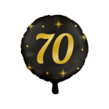 Paper Dreams Helium Ballon 70 jaar Classy 45cm | per stuk Paper Dreams Helium Ballon 70 jaar Classy 45cm | per stuk