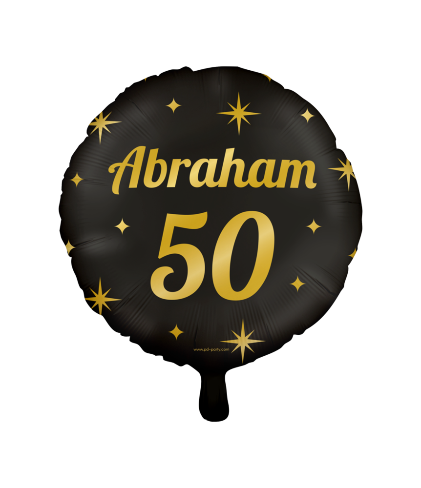 Paper Dreams Helium Ballon Abraham 50 years Classy 45cm | per Unit