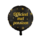 Paper Dreams Helium Ballon Pensioen Classy 45cm | per stuk Paper Dreams Helium Ballon Pensioen Classy 45cm | per stuk