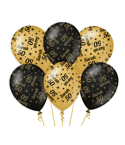 Paper Dreams Ballons Sarah 50 ans de classe 30 cm | 6 morceaux Paper Dreams Ballons Sarah 50 ans de classe 30 cm | 6 morceaux