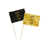 Paper Dreams Cocktailstäbchen Frohes neues Jahr edel 6,5 cm | 50 Stück