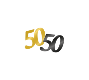 Paper Dreams Confetti table decoration 50 years classy | per bag of 14 grams Paper Dreams Confetti table decoration 50 years classy | per bag of 14 grams