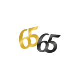 Paper Dreams Décoration de table de confettis 65 ans classe | par sac de 14 grammes