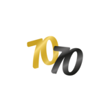 Paper Dreams Confetti Tischdekoration 70 Jahre Nobel | pro Beutel mit 14 Gramm