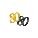 Paper Dreams Confetti Tischdekoration 80 Jahre Nobel | pro Beutel mit 14 Gramm