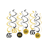 Paper Dreams Hang Decoration Wirbel 65 Jahre Nobel 70x14cm | 6 Stück