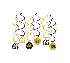 Paper Dreams Hang Decoration Wirbel 65 Jahre Nobel 70x14cm | 6 Stück Paper Dreams Hang Decoration Wirbel 65 Jahre Nobel 70x14cm | 6 Stück