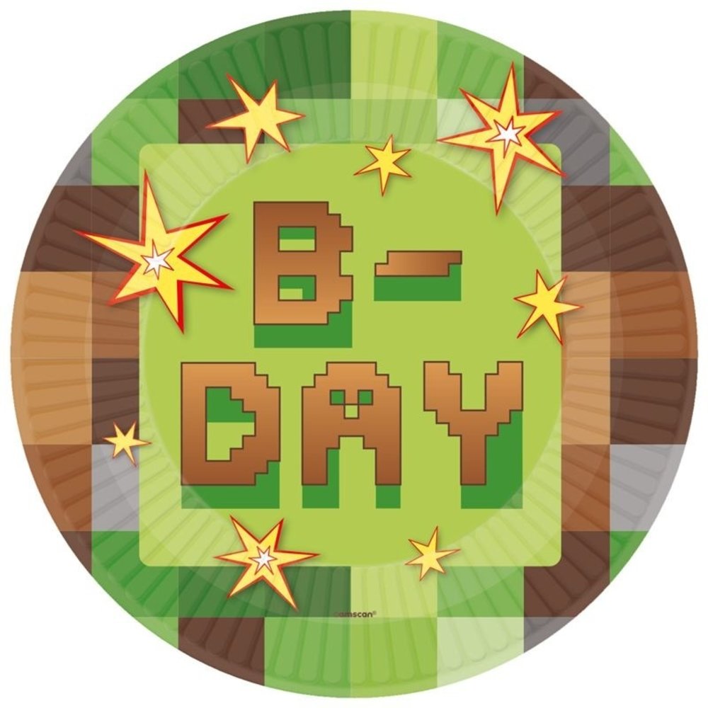 Tuf-Tuf Set de table TNT Minecraft Party | 8 personnes