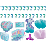 Unique Party Mermaid table and decorative set | 56-piece