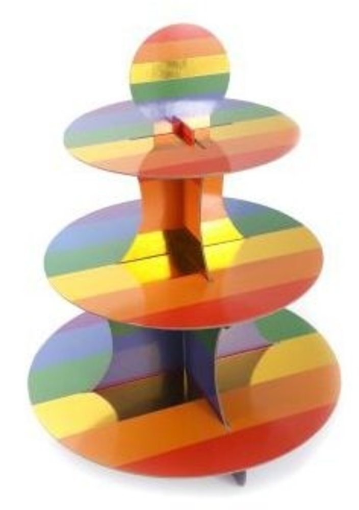 Rainbow Sparkles Cupcake-Ständer | pro Stück Rainbow Sparkles Cupcake-Ständer | pro Stück