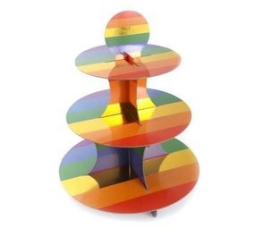 Rainbow Sparkles Cupcake-Ständer | pro Stück