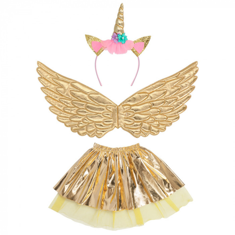 Boland Unicorn Golden Dress Up Set | per set
