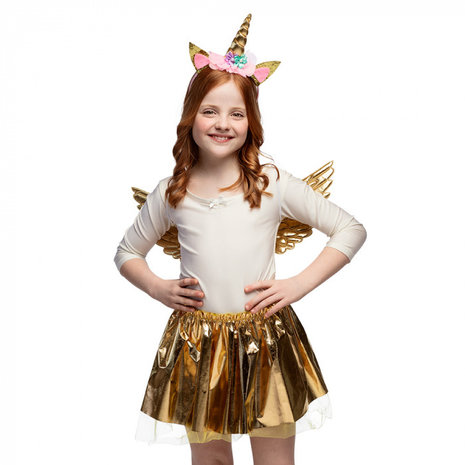 Boland Unicorn Gouden Verkleedset | per set