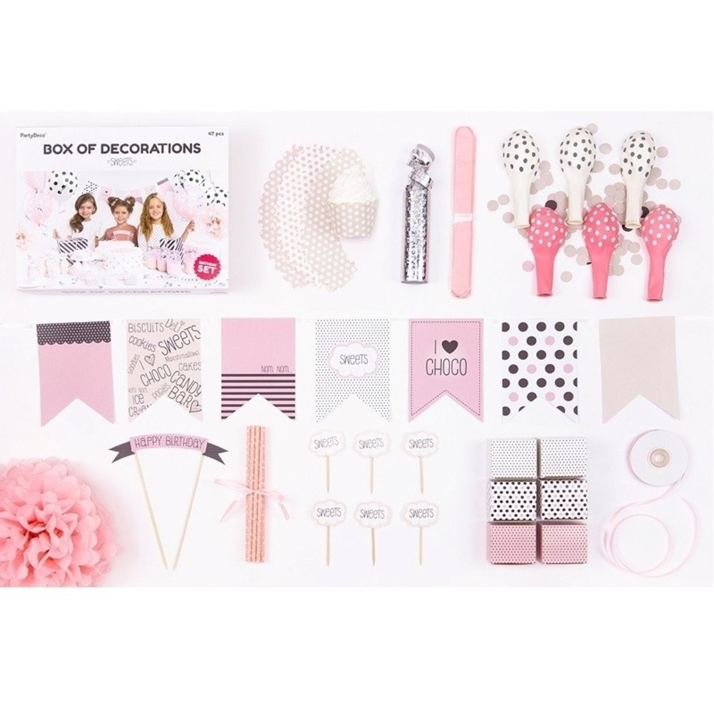 Partydeco Dekorative Kit Süßigkeiten 47-teilig Partydeco Dekorative Kit Süßigkeiten 47-teilig
