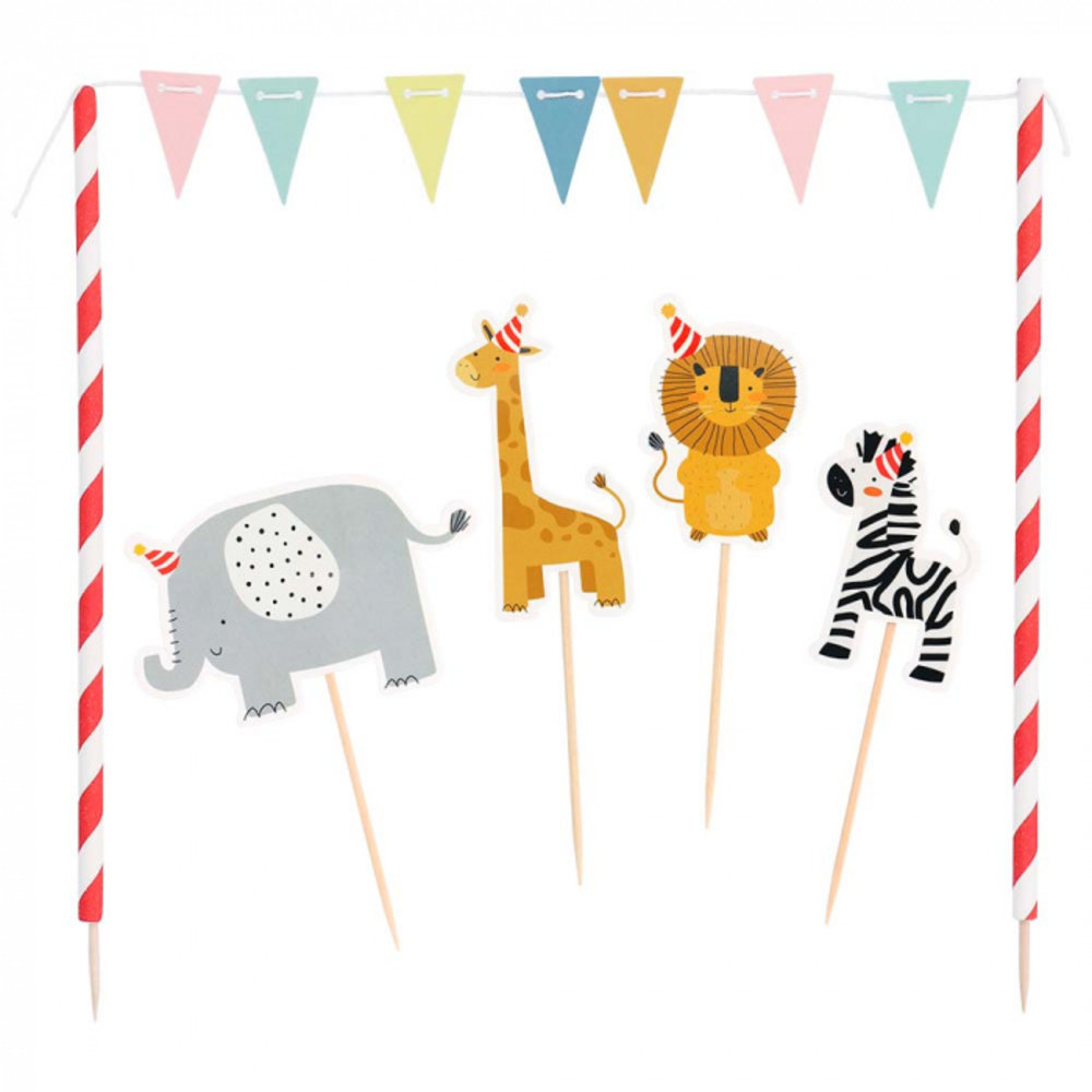 Boland Safari Kids Cake Decoration Set | 5-piece