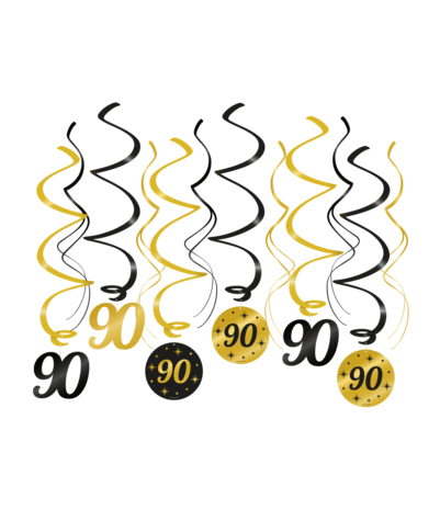 Tuf-Tuf Feestpakket 90 jaar versiering Classy | 80-delig Tuf-Tuf Feestpakket 90 jaar versiering Classy | 80-delig