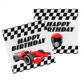 Boland Formel 1 Servietten Speed 33x33cm | 20 Stk. Boland Formel 1 Servietten Speed 33x33cm | 20 Stk.