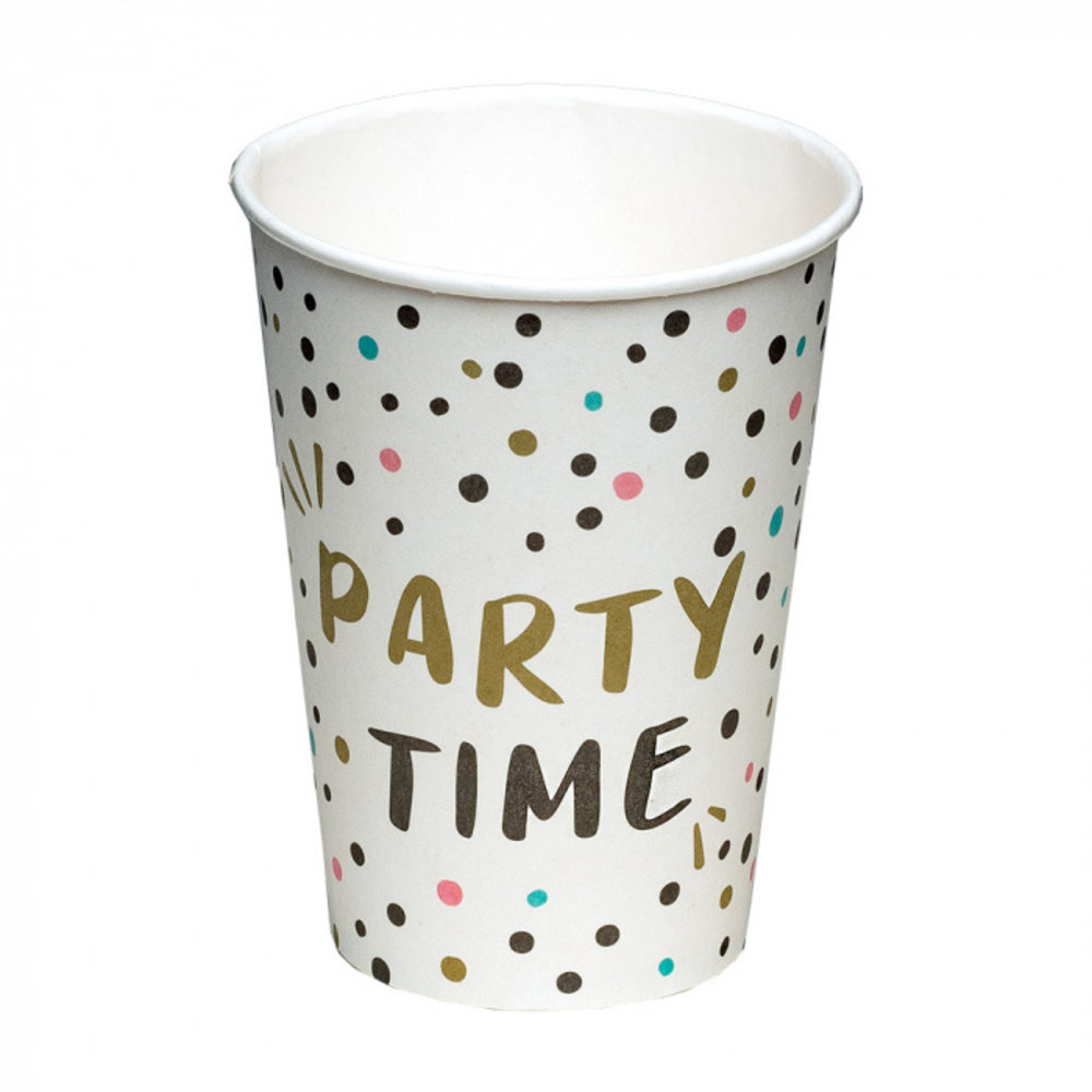 Boland Party Time Cups 210ml | 8 pieces Boland Party Time Cups 210ml | 8 pieces
