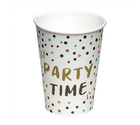 Boland Party Time Cups 210ml | 8 pièces Boland Party Time Cups 210ml | 8 pièces
