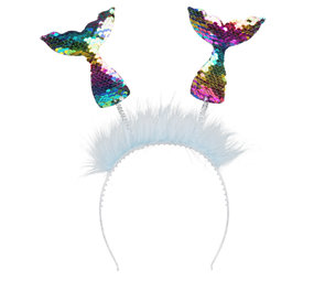 Boland Zeemeermin Tiara met Regenboog Staarten | per stuk Boland Zeemeermin Tiara met Regenboog Staarten | per stuk