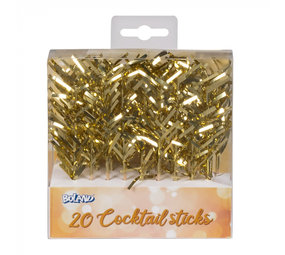 Boland Gouden Cocktail Prikkers | 20 stuks Boland Gouden Cocktail Prikkers | 20 stuks