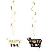 Boland Party Time Swirls 85cm | 2 stuks Boland Party Time Swirls 85cm | 2 stuks