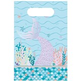 Amscan Sacs de fête queue de sirène 23x16cm | 8 pièces Amscan Sacs de fête queue de sirène 23x16cm | 8 pièces