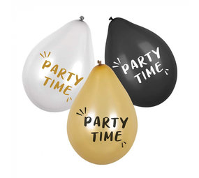 Boland Party Time Ballonnen | 6 stuks Boland Party Time Ballonnen | 6 stuks