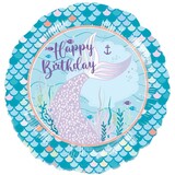 Anagram Meerjungfrauenschwanz Birthday Folienballon 43cm | pro Einheit Anagram Meerjungfrauenschwanz Birthday Folienballon 43cm | pro Einheit