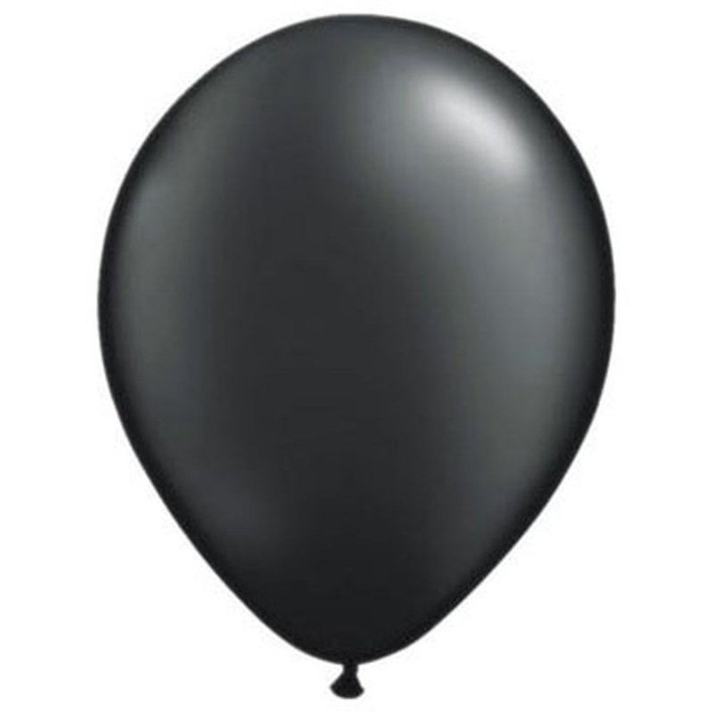 Ballons noirs métalliques 30cm | 100 pieces