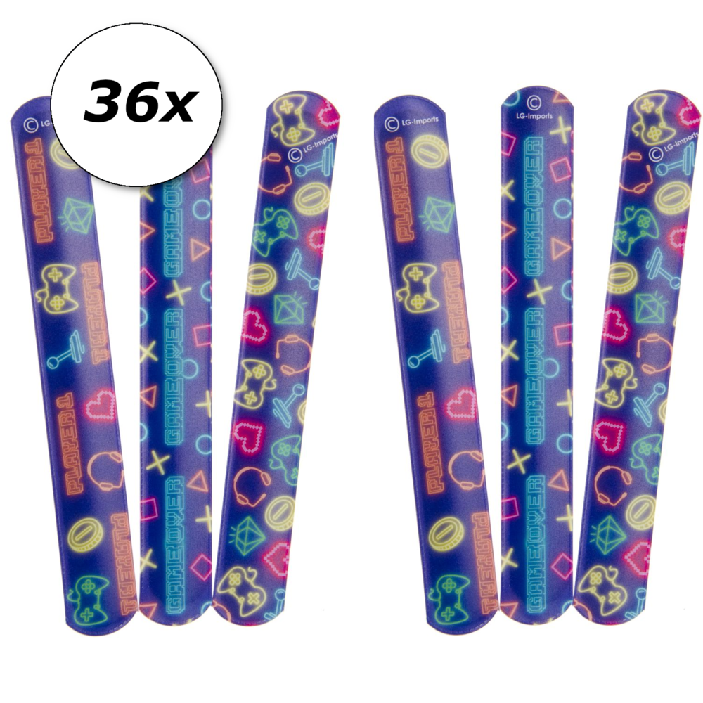 LG Imports Jeu Bracelet Slap Néon | par unité LG Imports Jeu Bracelet Slap Néon | par unité