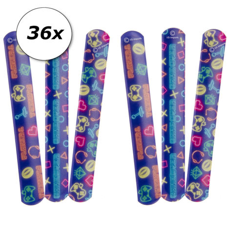 LG Imports Game Neon Klap Bracelet | per Unit LG Imports Game Neon Klap Bracelet | per Unit