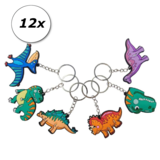 LG Imports Dinosaurus sleutelhanger | per 12 stuks