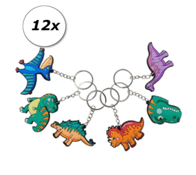 LG Imports Dinosaurus key ring | per 12 LG Imports Dinosaurus key ring | per 12