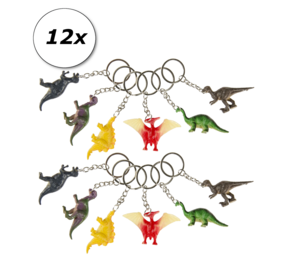 LG Imports Dino sleutelhanger | per 12 stuks
