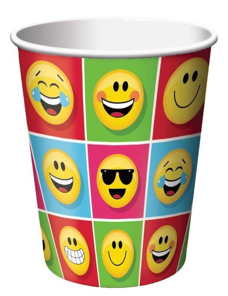 Coupe Emoji Fun Rainbow | 8 pièces Coupe Emoji Fun Rainbow | 8 pièces