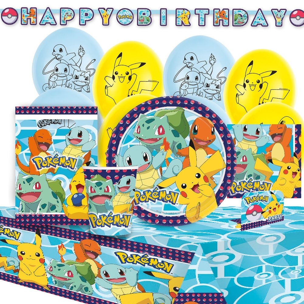 Tuf-Tuf Pokémon Party Kit | 56-teilig Tuf-Tuf Pokémon Party Kit | 56-teilig