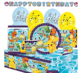Tuf-Tuf Kit de fête Pokémon | 56 pièces Tuf-Tuf Kit de fête Pokémon | 56 pièces