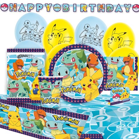 Tuf-Tuf Kit de fête Pokémon | 56 pièces