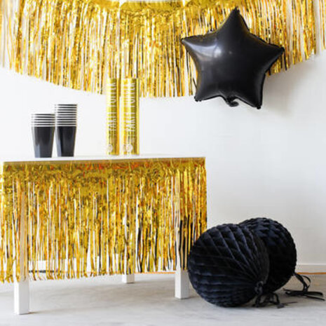 Folat Slinger fringe gold metallic Folat Slinger fringe gold metallic