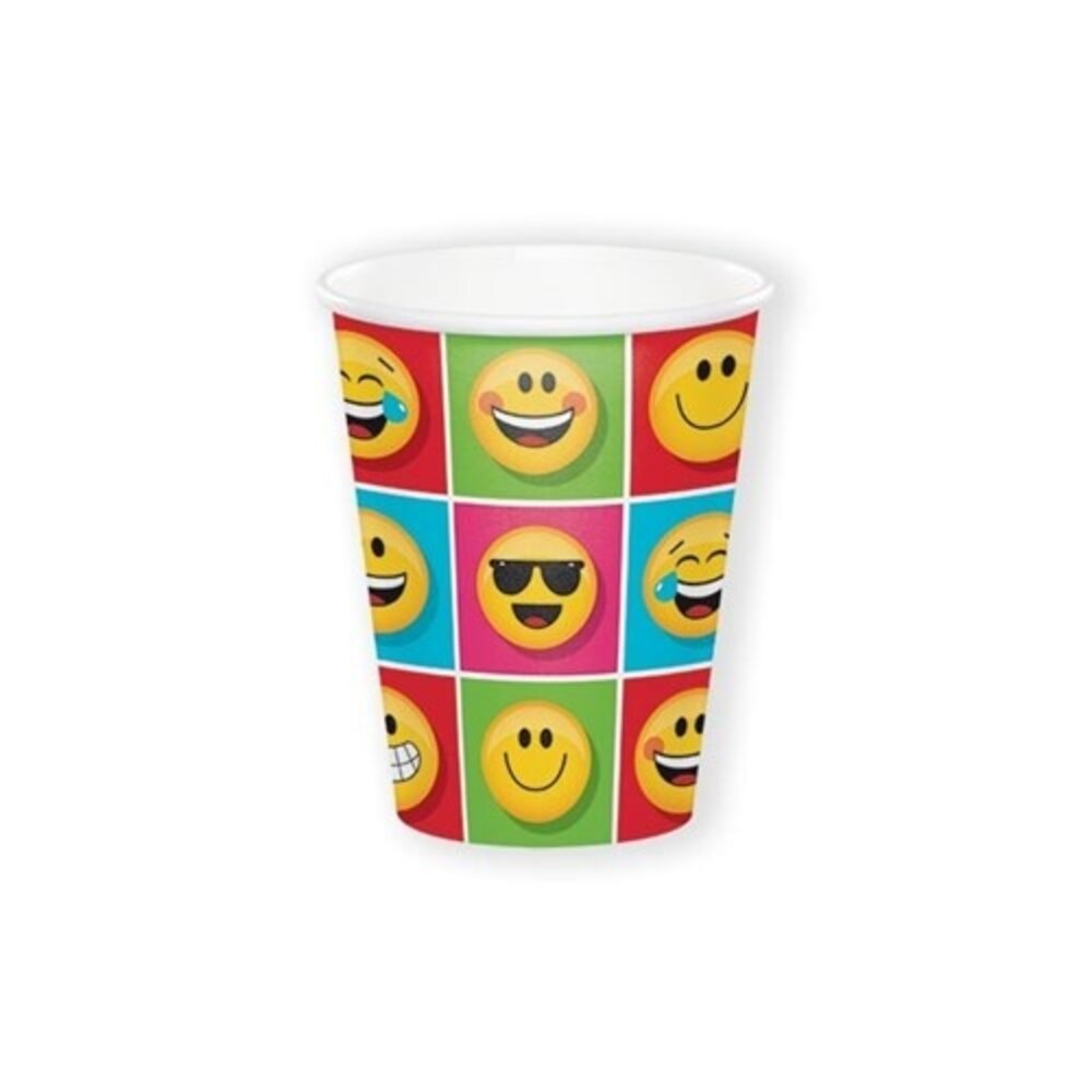 Creative Converting Emoji Cups Icons | 8 pieces