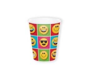 Creative Converting Tasse d'icônes d'emoji | 8 pièces Creative Converting Tasse d'icônes d'emoji | 8 pièces