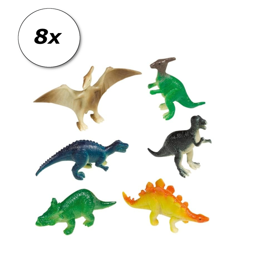 Uitdeelspeeltjes Happy Dinosaurus | 8 stuks