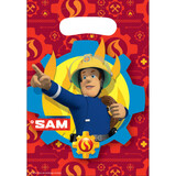 Amscan Sacs à friandises Fireman Sam | 8 pièces Amscan Sacs à friandises Fireman Sam | 8 pièces