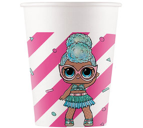 Procos Party Becher LOL Surprise Glitterati 200ml | 8 Stück Procos Party Becher LOL Surprise Glitterati 200ml | 8 Stück