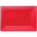 Amscan Apple rectangulaire d'échelle - rouge | 3 pièces Amscan Apple rectangulaire d'échelle - rouge | 3 pièces