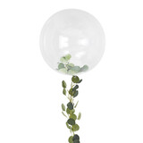 Ginger Ray Transparent balloon with leaves 91 cm | per Unit