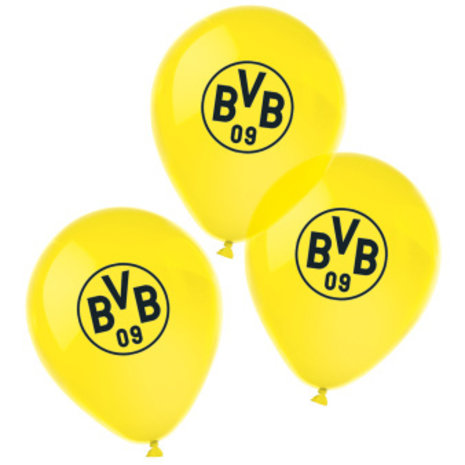 Amscan Ballons BVB Dortmund 28cm | 6 pièces
